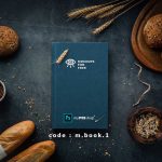 موکاپ کتاب در محیط آشپزخانه