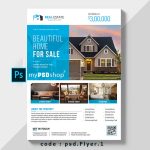 دانلود طرح لايه باز تراکت املاک-دانلود تراکت لایه باز املاک-دانلود فایل لایه باز تراکت-مای پی اس دی شاپ فایل لايه باز تراکت املاک Download real estate flyer mypsdshop psd.Flyer.A1