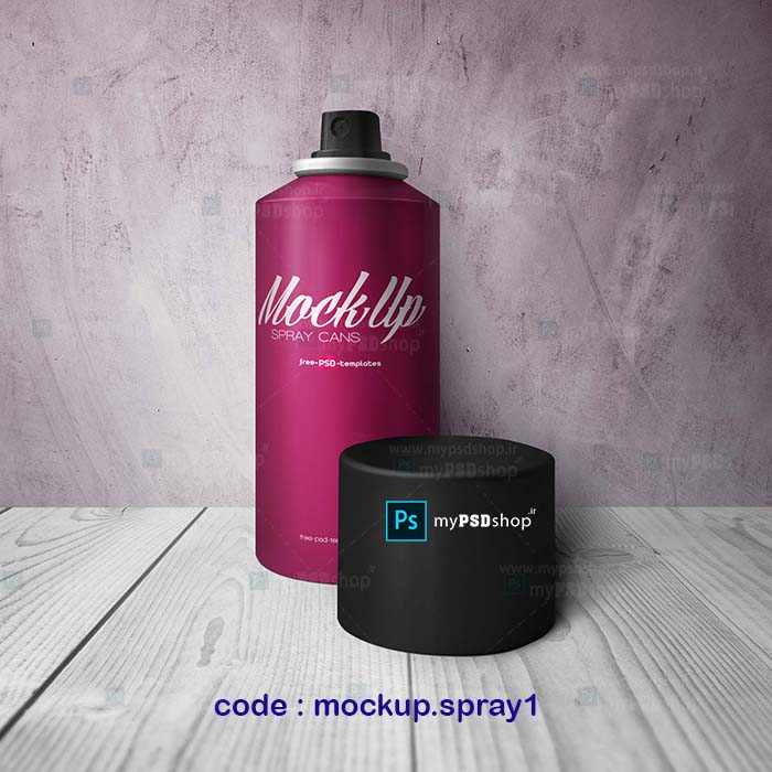 دانلود موکاپ قوطی اسپری mockup.spray1