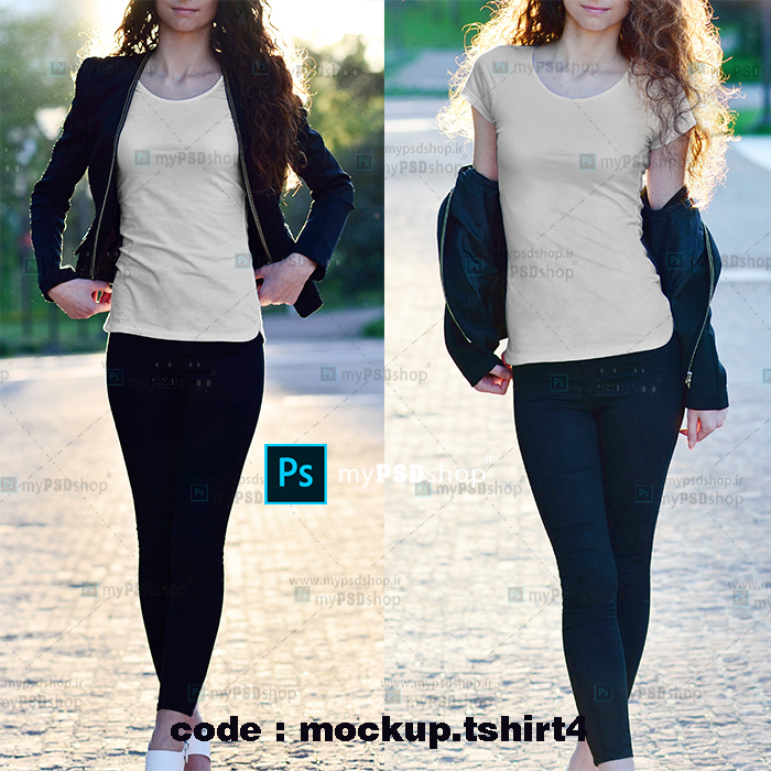 دانلود موکاپ تیشرت زنانه mockup.tshirt4