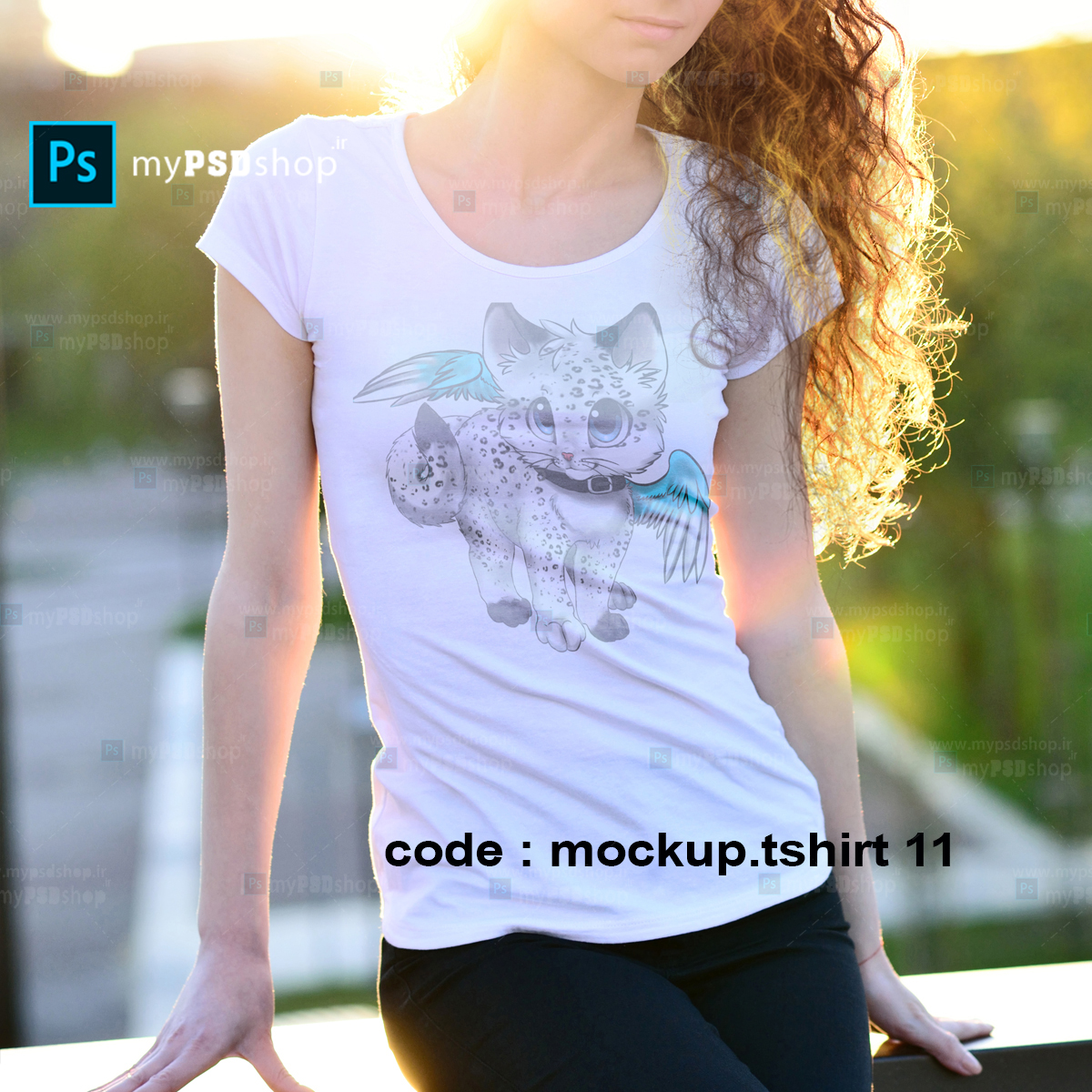 دانلود موکاپ تیشرت فانتزی دخترانه mockup.tshirt11