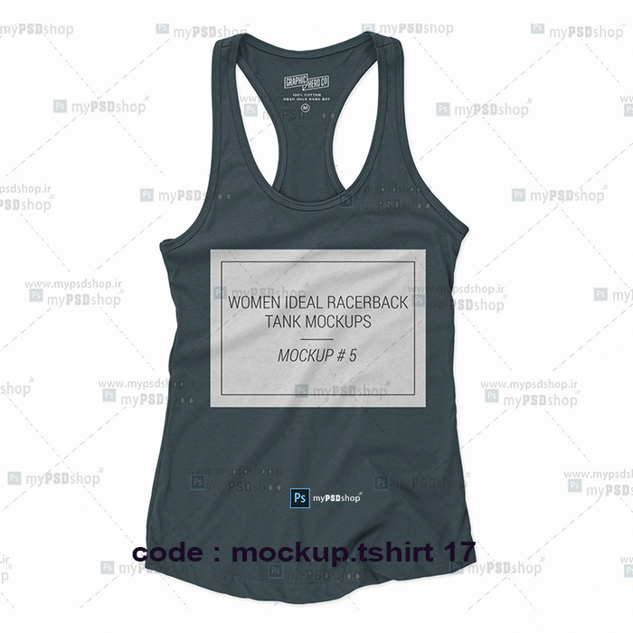 دانلود موکاپ تاپ و رکابی دخترانه mockup.tshirt17