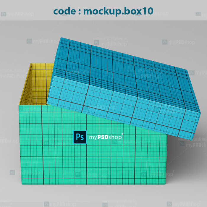 دانلود موکاپ جعبه و کارت بسته بندی کفش mockup.box10