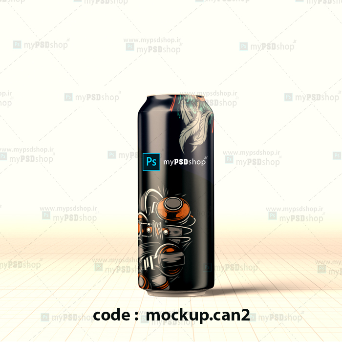 دانلود موکاپ قوطی نوشابه mockup.can2