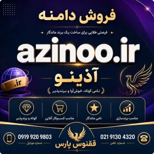 دامنه آذینو azinoo.ir-خرید دامنه رند