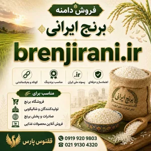 دامنه برنج ایرانی brenjirani.ir-خرید دامنه رند